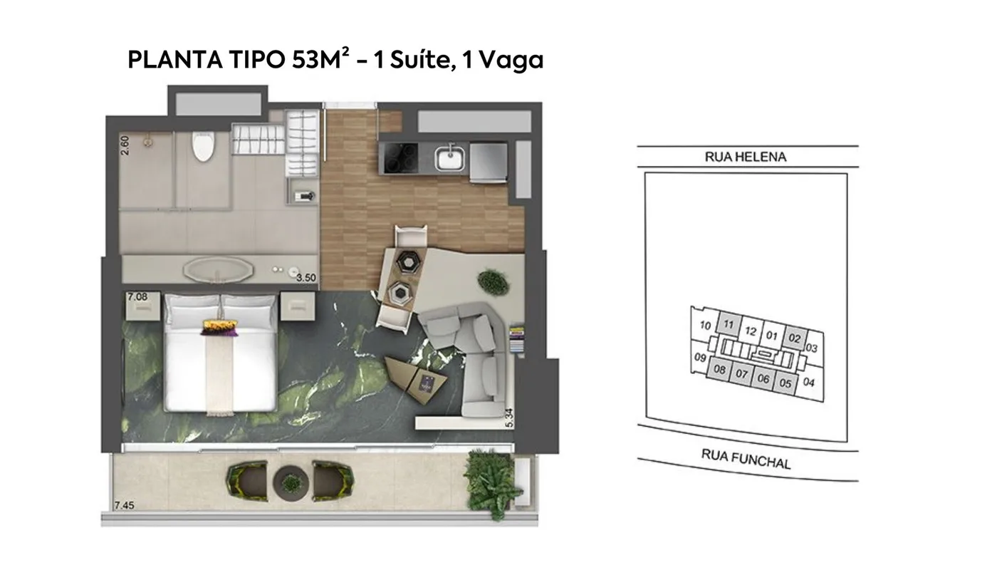 W Residence — planta 1
